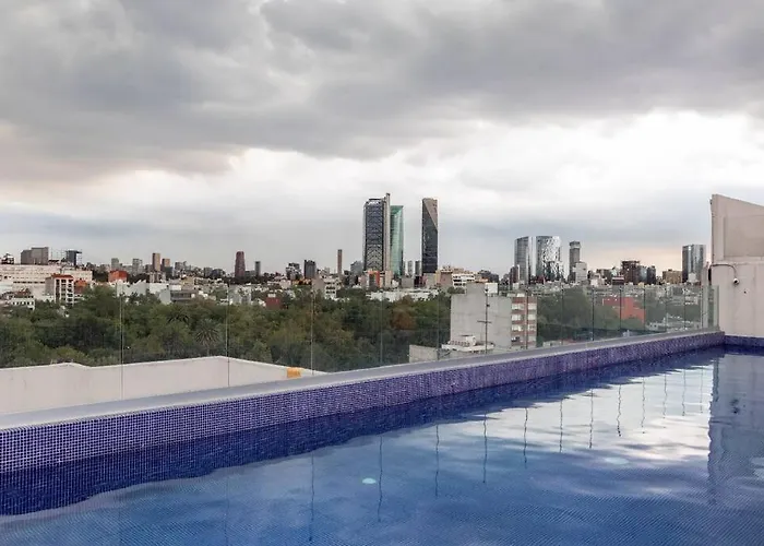 Departamento En Condesa Con Alberca Y Gimnasio