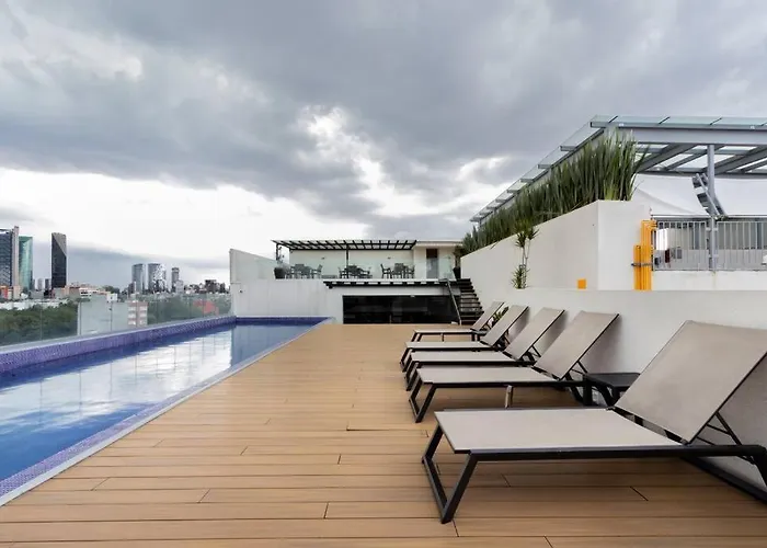 Departamento En Condesa Con Alberca Y Gimnasio