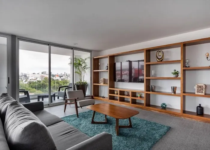 Departamento En Condesa Con Alberca Y Gimnasio *